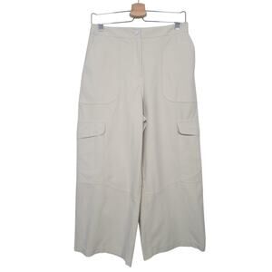 Lululemon Womens 28 Light Utilitech Cargo HR Crop Pants Natural Ivory